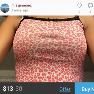 pink cheetah belle, $13